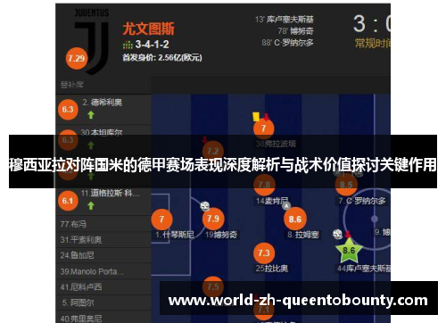 穆西亚拉对阵国米的德甲赛场表现深度解析与战术价值探讨关键作用